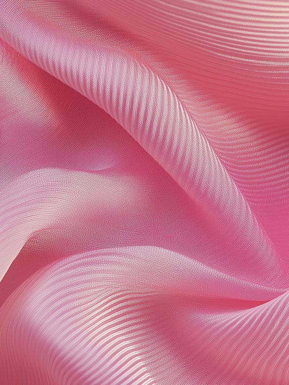 Reju image of pink polyester material to be recycled